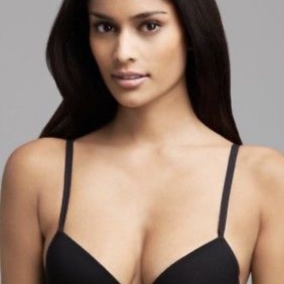 NWT LA PERLA Miss Studio Padded Push Up Bra Black